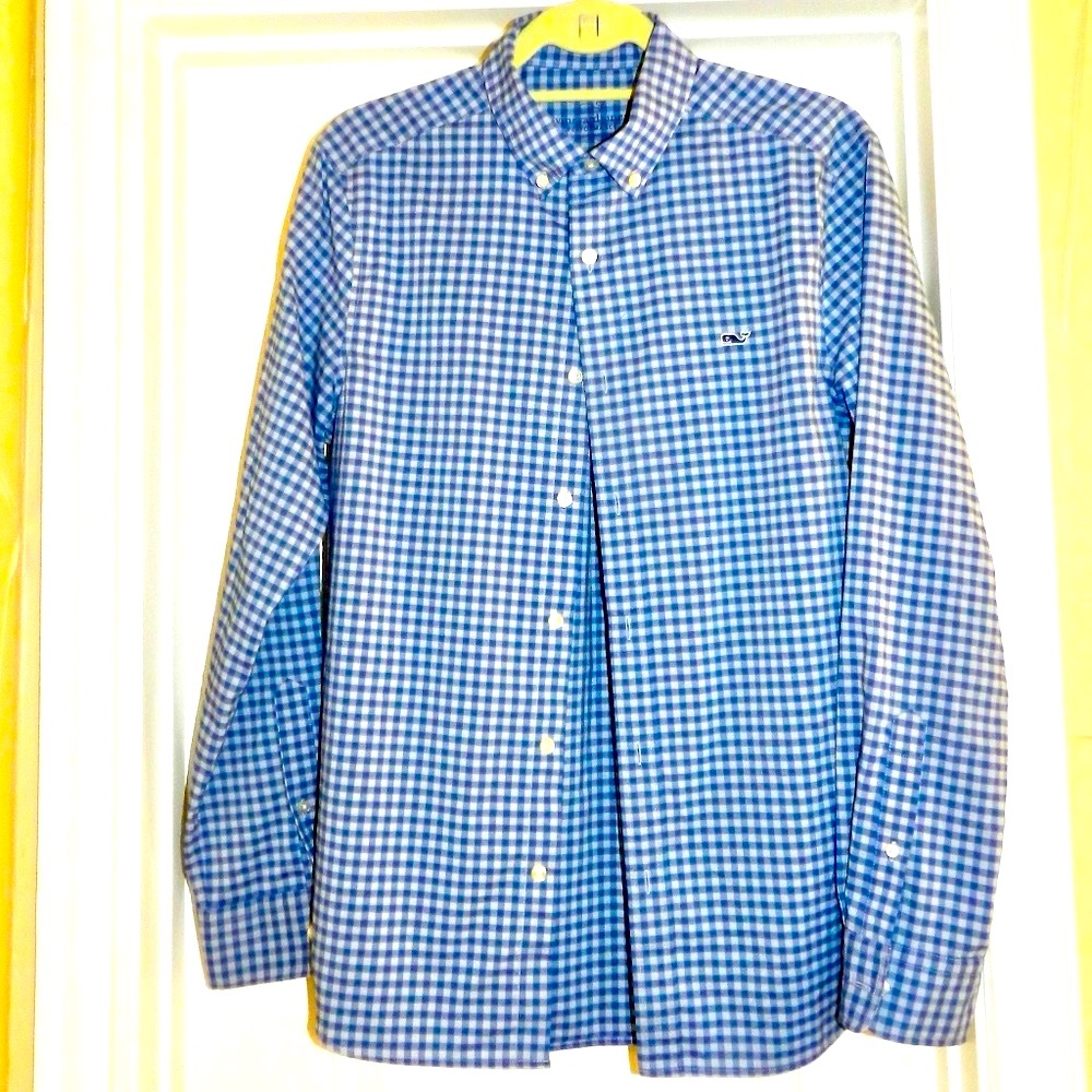 Vineyard Vines Performance Shirt Long Sleeve Sz S
